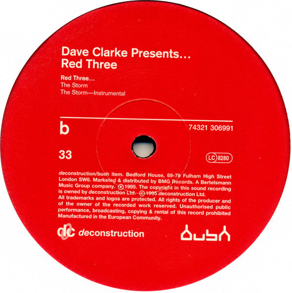 Dave Clarke : Red Three (12")