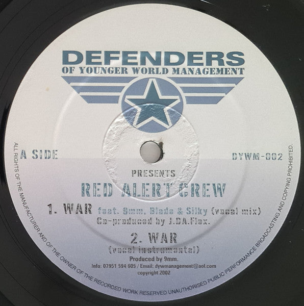 Red Alert Crew : War (12")