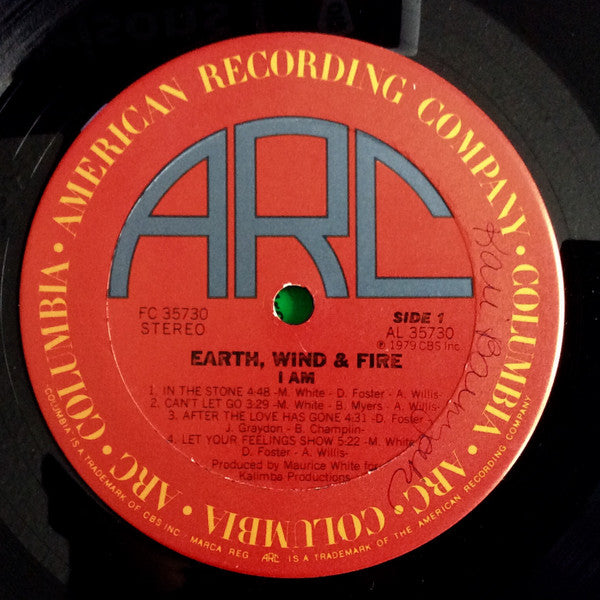 Earth, Wind & Fire : I Am (LP, Album, San)