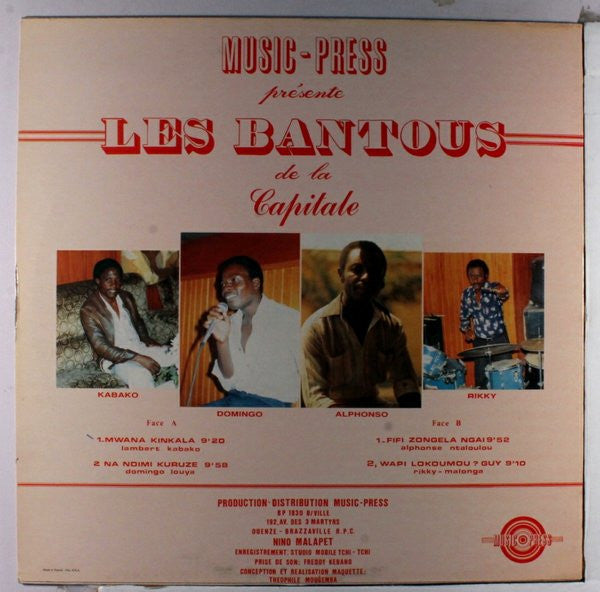 Les Bantous De La Capitale : Les Bantous De La Capitale (LP, Album)