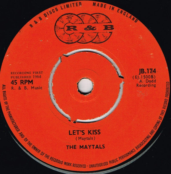The Maytals : Christmas Feelings / Let's Kiss (7")