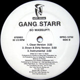 Gang Starr : You Know My Steez (12", Promo)