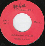 Roscoe Gordon* : No More Doggin / Looking For My Baby (7", Single, RE)