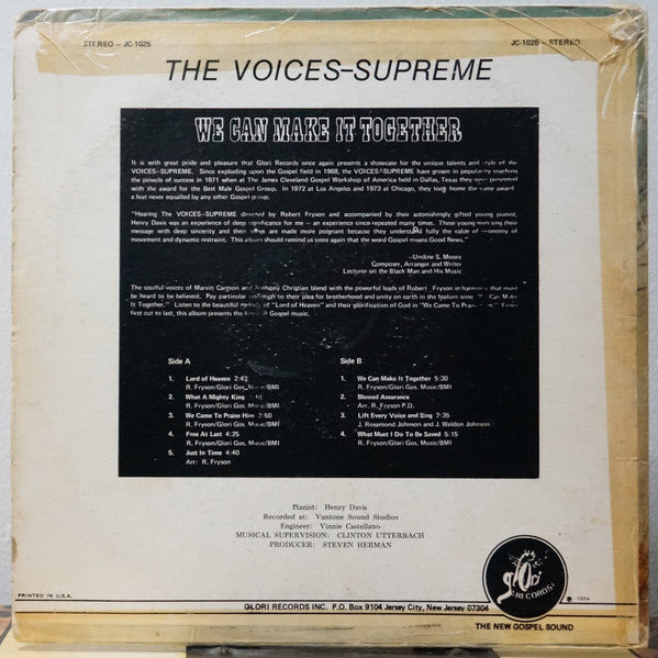 The Voices-Supreme : We Can Make It Together (LP)