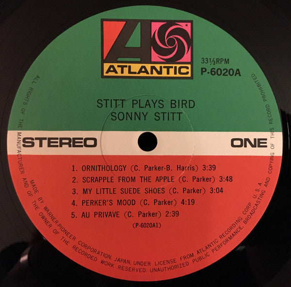 Sonny Stitt : Stitt Plays Bird (LP, Album, RE)