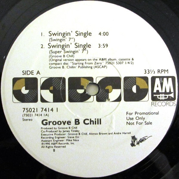 Groove B Chill : Swingin' Single (12", Promo)