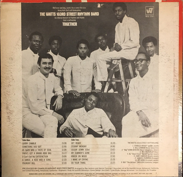 Charles Wright & The Watts 103rd St Rhythm Band : Together (LP, Album, Promo)