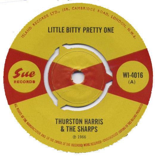 Thurston Harris & The Sharps : Little Bitty Pretty One (7")