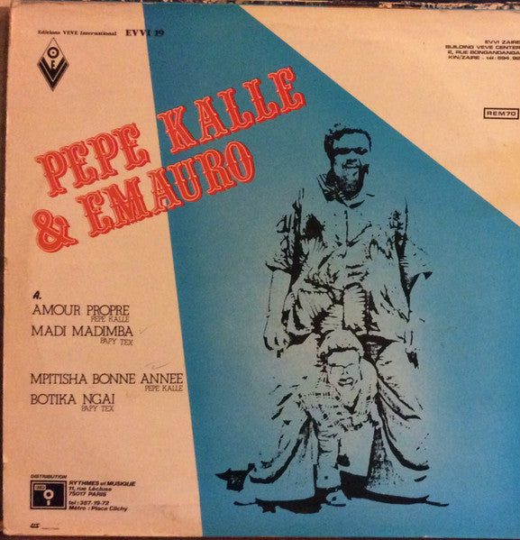 L'Empire Bakuba*, Pepe Kalle* & Emauro* : Verckys Présente L'Empire Bakuba (LP)