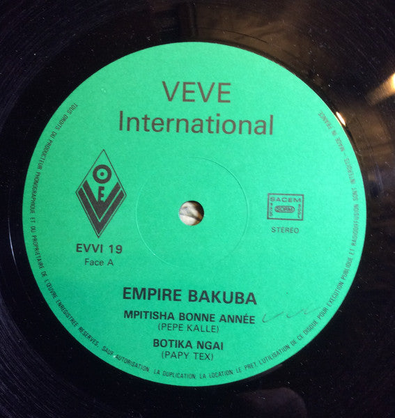 L'Empire Bakuba*, Pepe Kalle* & Emauro* : Verckys Présente L'Empire Bakuba (LP)