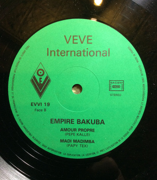 L'Empire Bakuba*, Pepe Kalle* & Emauro* : Verckys Présente L'Empire Bakuba (LP)