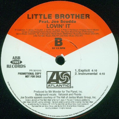 Little Brother (3) : Lovin' It (12", Promo)