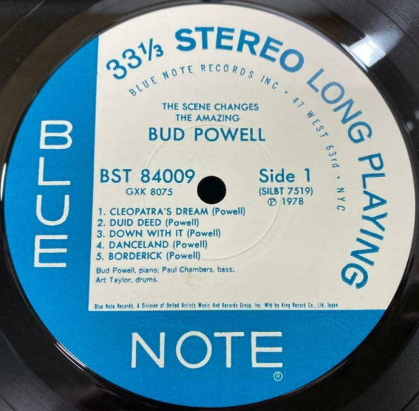 Bud Powell : The Scene Changes, Vol. 5 (LP, Album, RE)