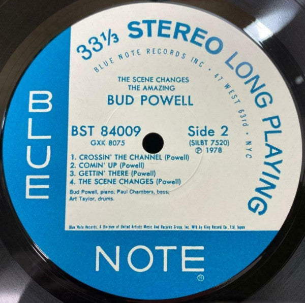 Bud Powell : The Scene Changes, Vol. 5 (LP, Album, RE)