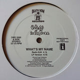Snoop Dogg : What's My Name? (12", Promo)
