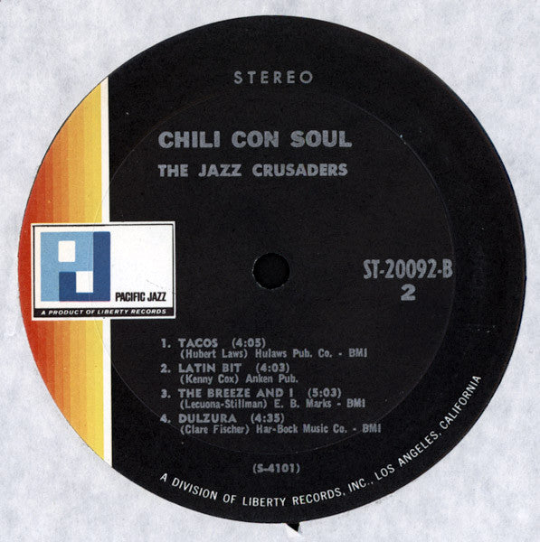 The Jazz Crusaders* : Chile Con Soul (LP, Album)