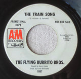 The Flying Burrito Bros : The Train Song / Hot Burrito #1 (7", Single, Promo)