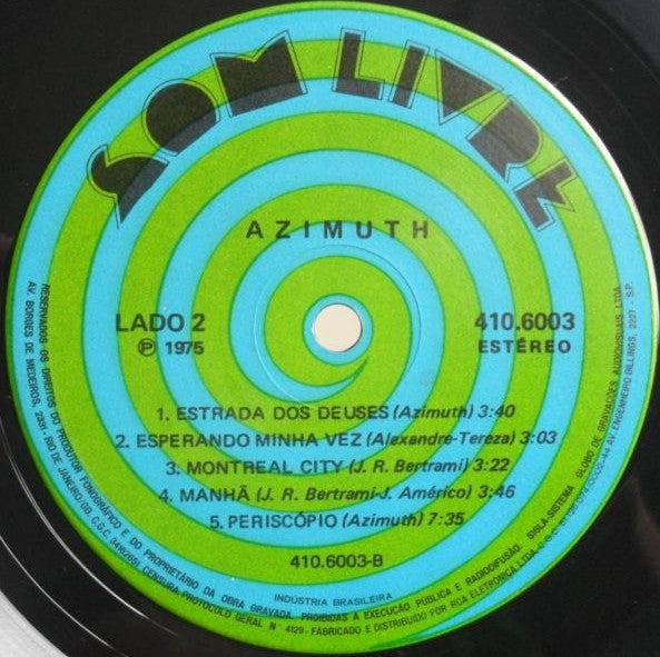 Azimüth* : Azimüth (LP, Album, Gat)