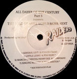 Various : All Dayer Of The Century Part 3 Live At The Ritzy Presents The Best Of Asha World Movement (LP)