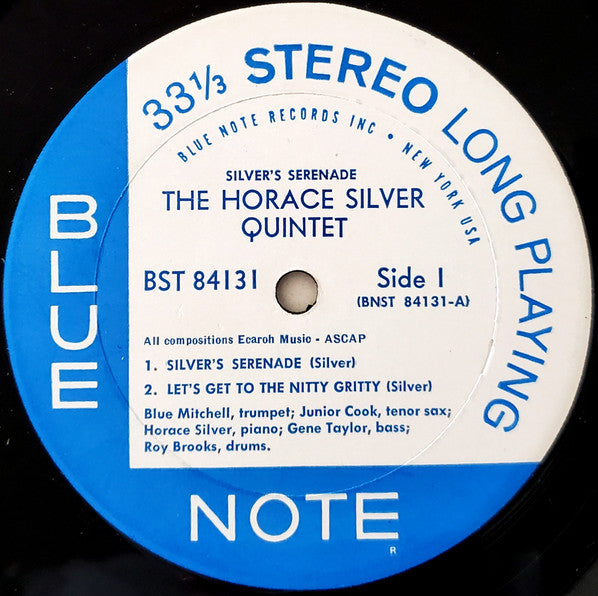 The Horace Silver Quintet : Silver's Serenade (LP, Album)