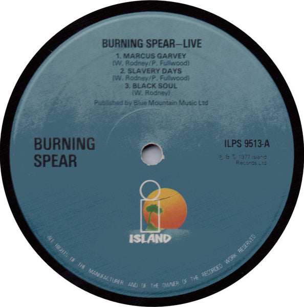Burning Spear : Live (LP, Album)