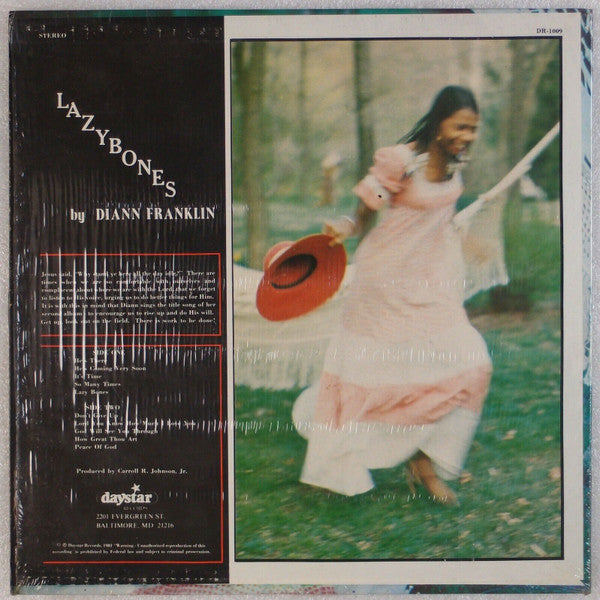 Diann Franklin : Lazy Bones (LP)