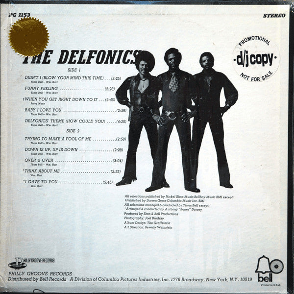 The Delfonics : The Delfonics (LP, Album, Promo, Bes)