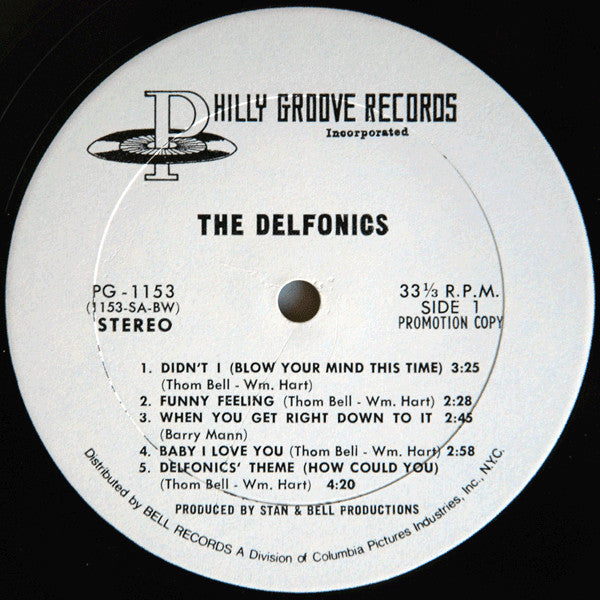 The Delfonics : The Delfonics (LP, Album, Promo, Bes)