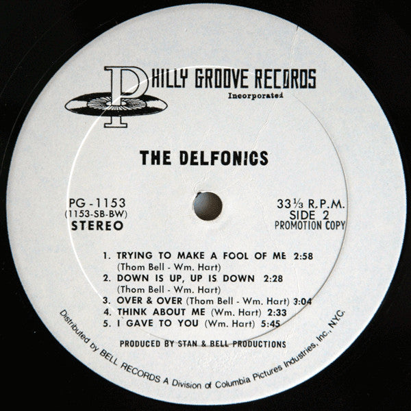The Delfonics : The Delfonics (LP, Album, Promo, Bes)