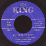 Hank Ballard & The Midnighters : I'm Back To Stay / Come On Wit It (7")