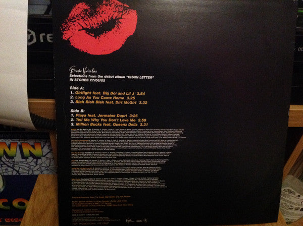 Brooke Valentine : Chain Letter (LP, Promo, Smplr)