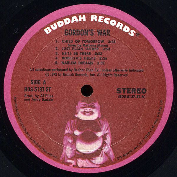 Various : Original Motion Picture Soundtrack: Gordon's War (LP, Album, Mon)
