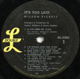 Wilson Pickett : It's Too Late (LP, Album, Mono)