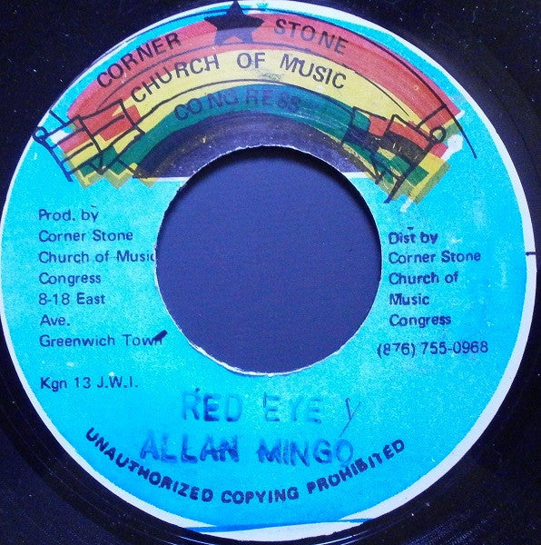 Allan Mingo : Red Eye (7", Single)