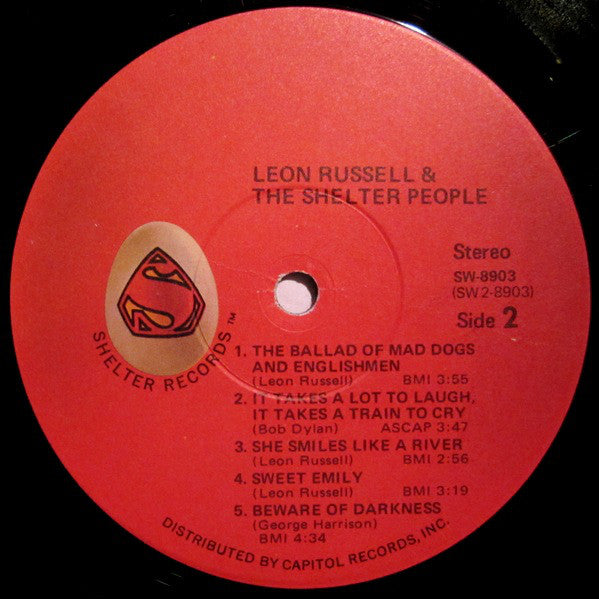 Leon Russell And The Shelter People : Leon Russell And The Shelter People (LP, Album, Win)