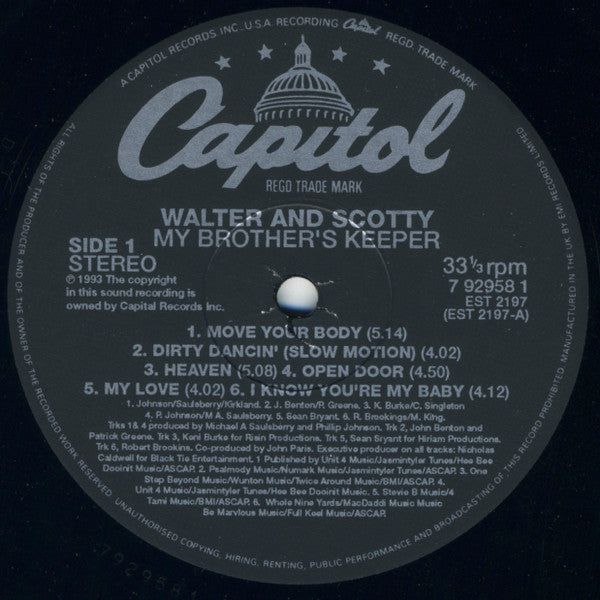 Walter & Scotty : My Brother's Keeper (LP, Album)