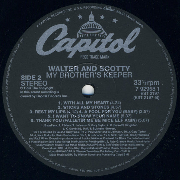Walter & Scotty : My Brother's Keeper (LP, Album)