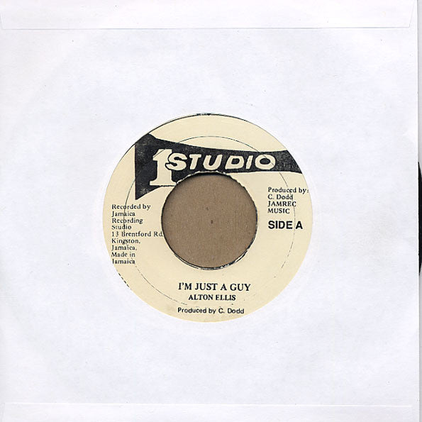 Alton Ellis : I'm Just A Guy (7", Single, RE)