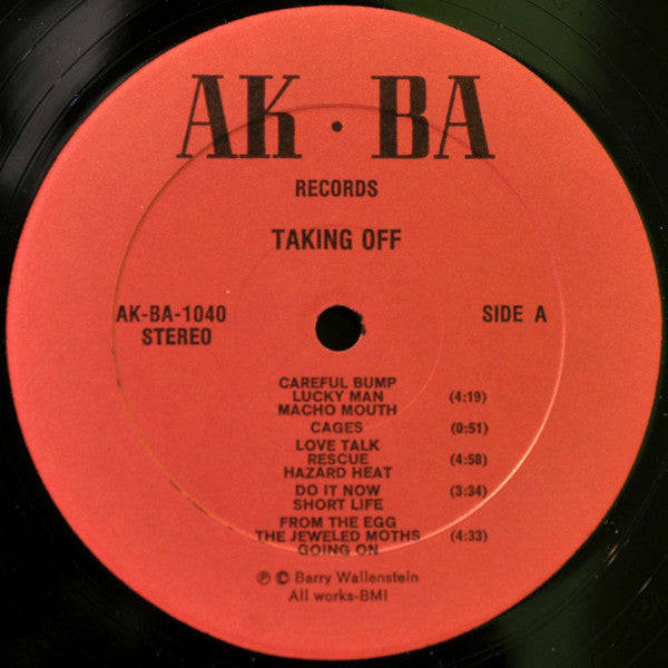 Barry Wallenstein : Taking Off (LP, Album)