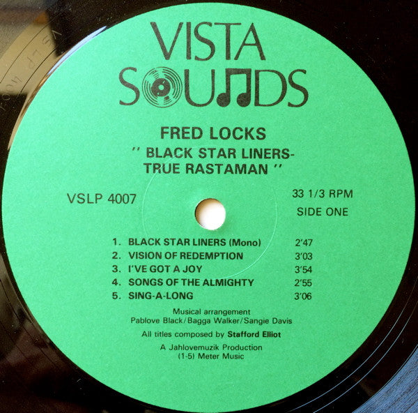 Fred Locks : Black Star Liner (LP, Album, RE)