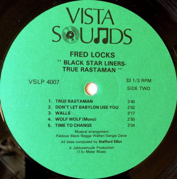 Fred Locks : Black Star Liner (LP, Album, RE)