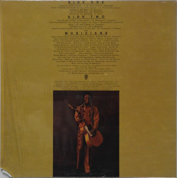 Bobby Womack : Lookin' For A Love Again (LP, Album, Res)