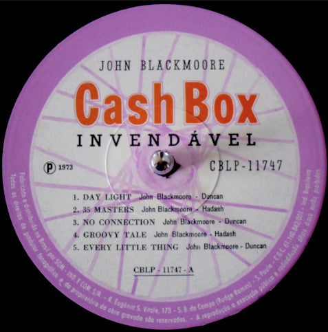 John Blackmoore : John Blackmoore (LP, Album)