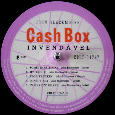 John Blackmoore : John Blackmoore (LP, Album)
