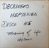 The Heptones : Deceivers / Meaning Of Life (12", M/Print)