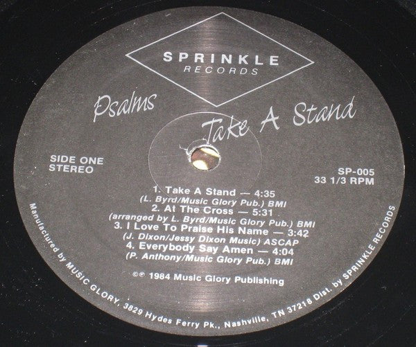 Psalms (2) : Take A Stand (LP, Album)