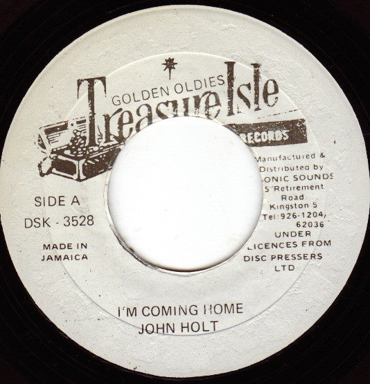 John Holt : I'm Coming Home (7")