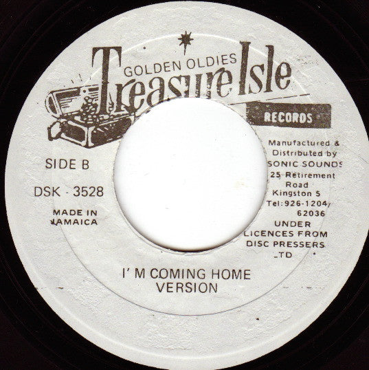 John Holt : I'm Coming Home (7")