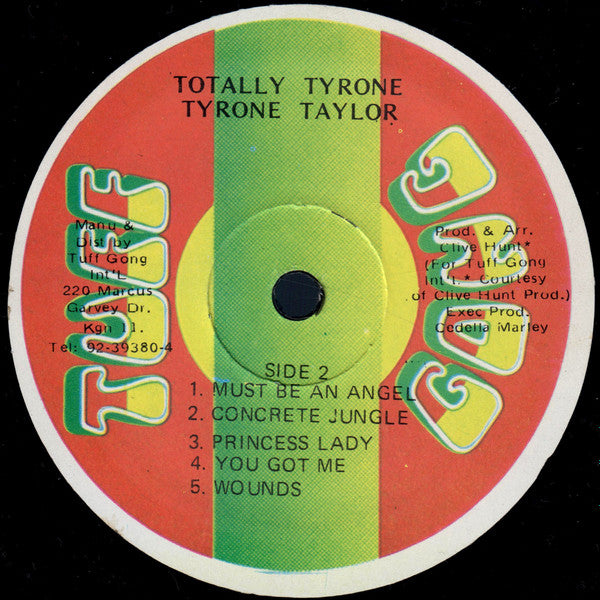 Tyrone Taylor : Totally Tyrone (LP, Album)