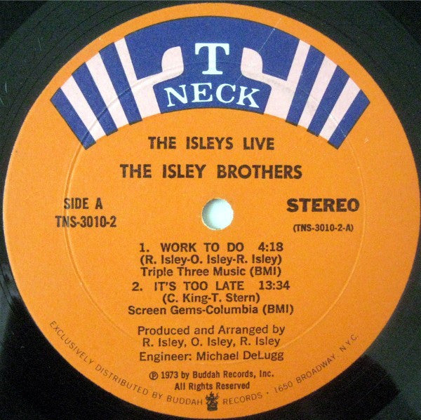 The Isley Brothers : The Isleys Live (2xLP, Album, Gat)